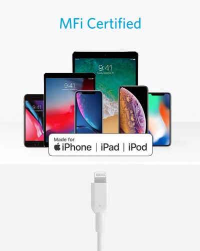 Anker TYPE C TO MFI LIGHTNING CABLE (6FT/1.8 MTS)