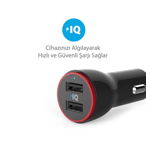 ANKER POWERDRIVE 4.8 AMP 2-PORT CAR CHARGER