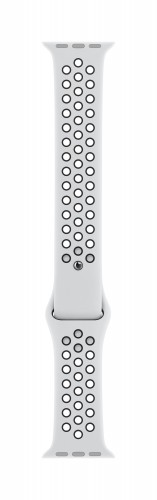 Apple Watch 40mm Pure Platinum/Black Nike Sport Band - Regular