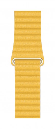 Apple Watch 44mm Meyer Lemon Leather Loop - Large