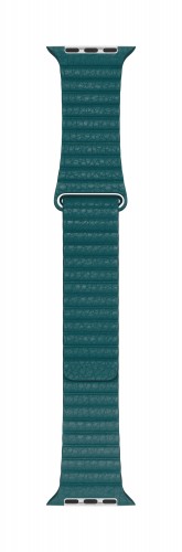 Apple Watch 44mm Peacock Leather Loop - Large