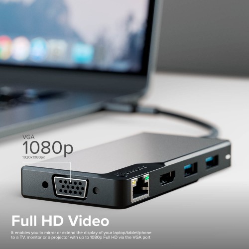 Alogic USB-C Fusion Max 6 in 1 Hub