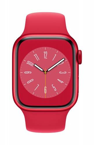 Apple Watch Series 8 GPS + Cellular (PRODUCT)RED Aluminium Case with (PRODUCT)RED Sport Band - Regular | Unicorn Store