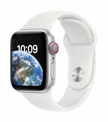 Apple Watch SE GPS 40mm Silver Aluminium Case with White Sport Band - Regular | Unicorn Store